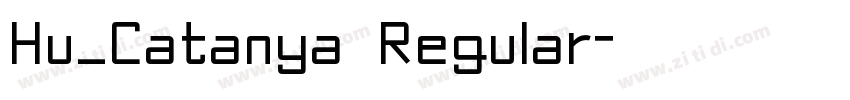 Hu_Catanya Regular字体转换